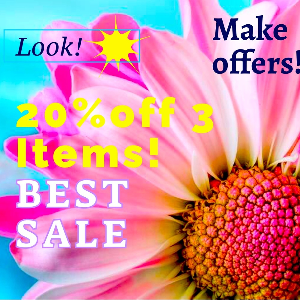 20%off 3 items